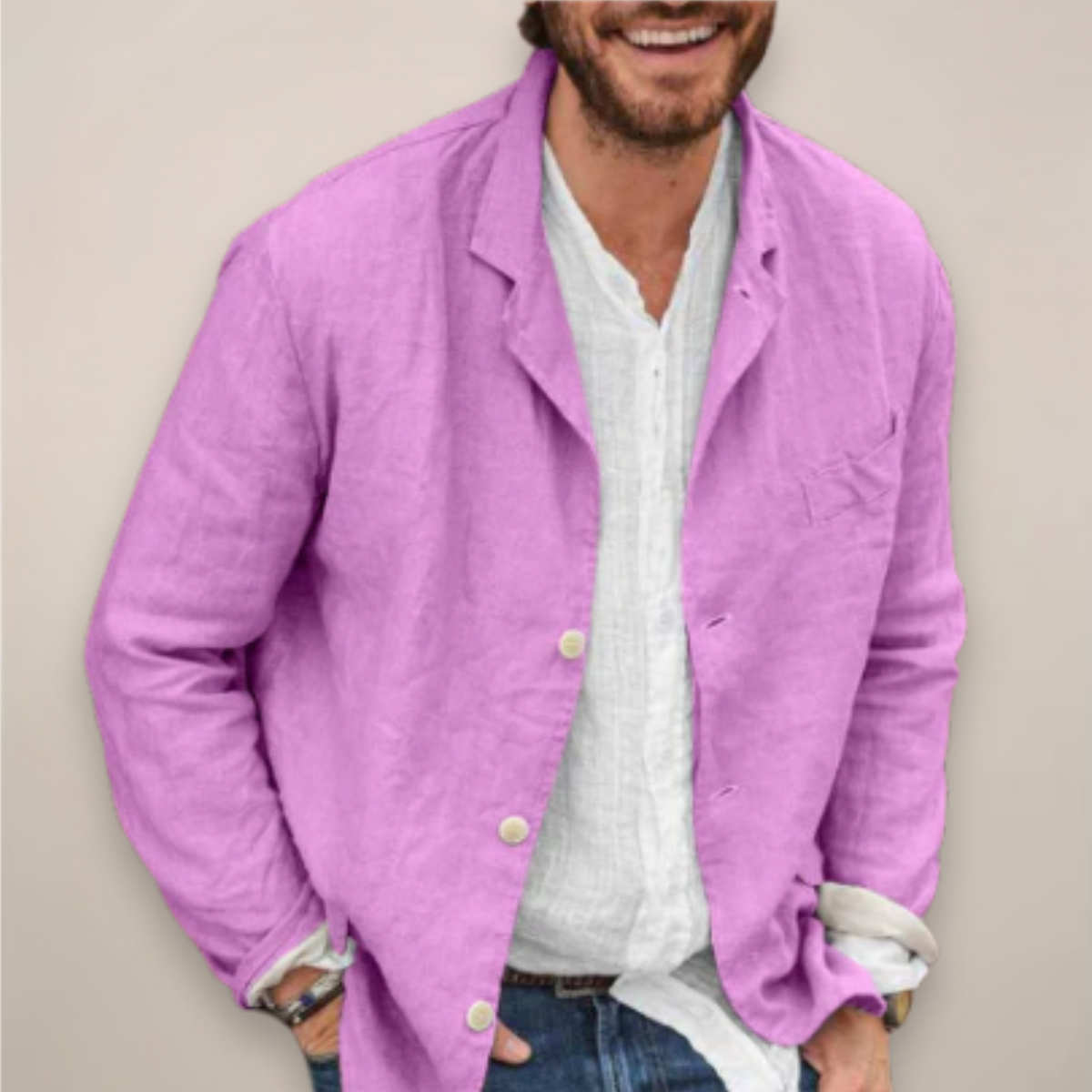 Alveron | Relaxed Linen Summer Blazer