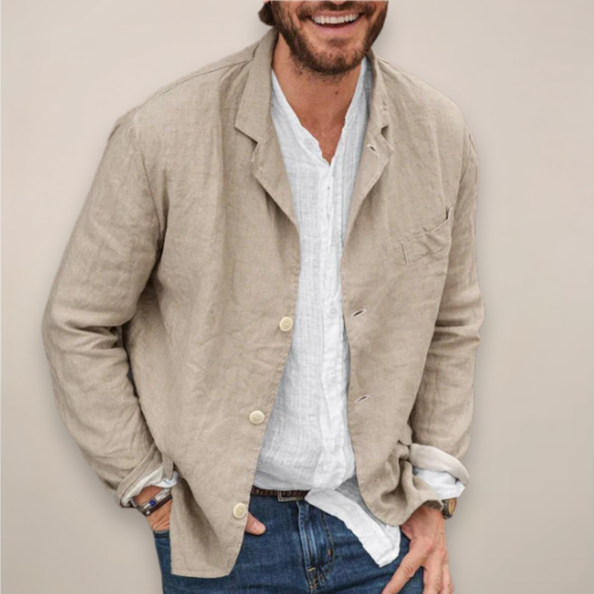 Alveron | Relaxed Linen Summer Blazer