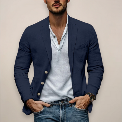 Blazer décontracté pour homme, style été moderne