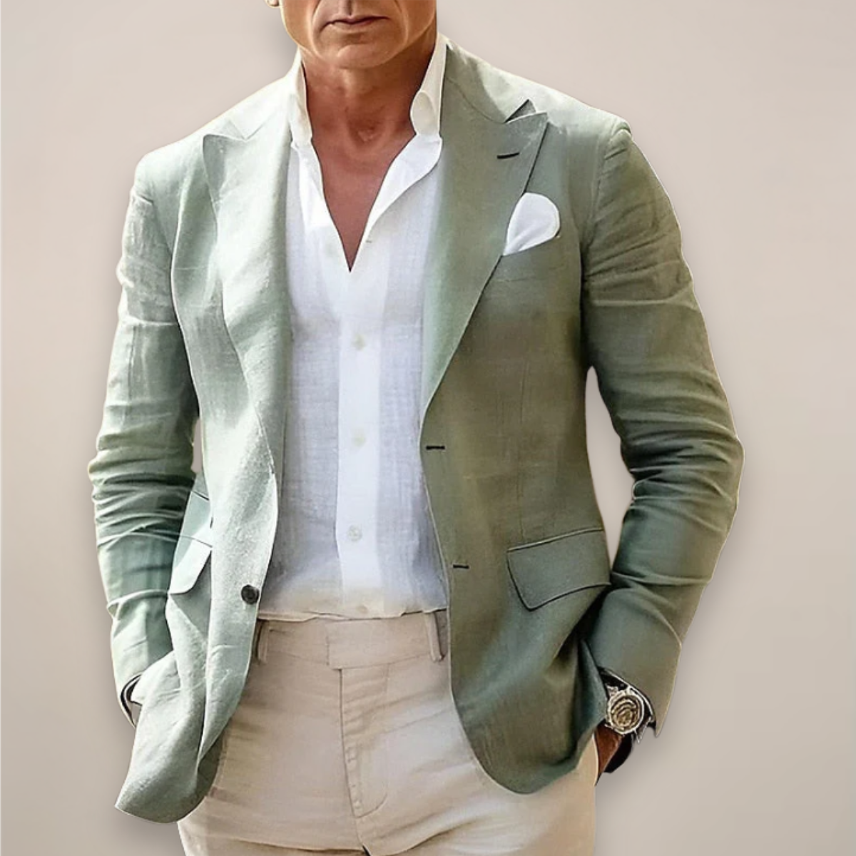 Blazer décontracté pour homme, style moderne et ajusté