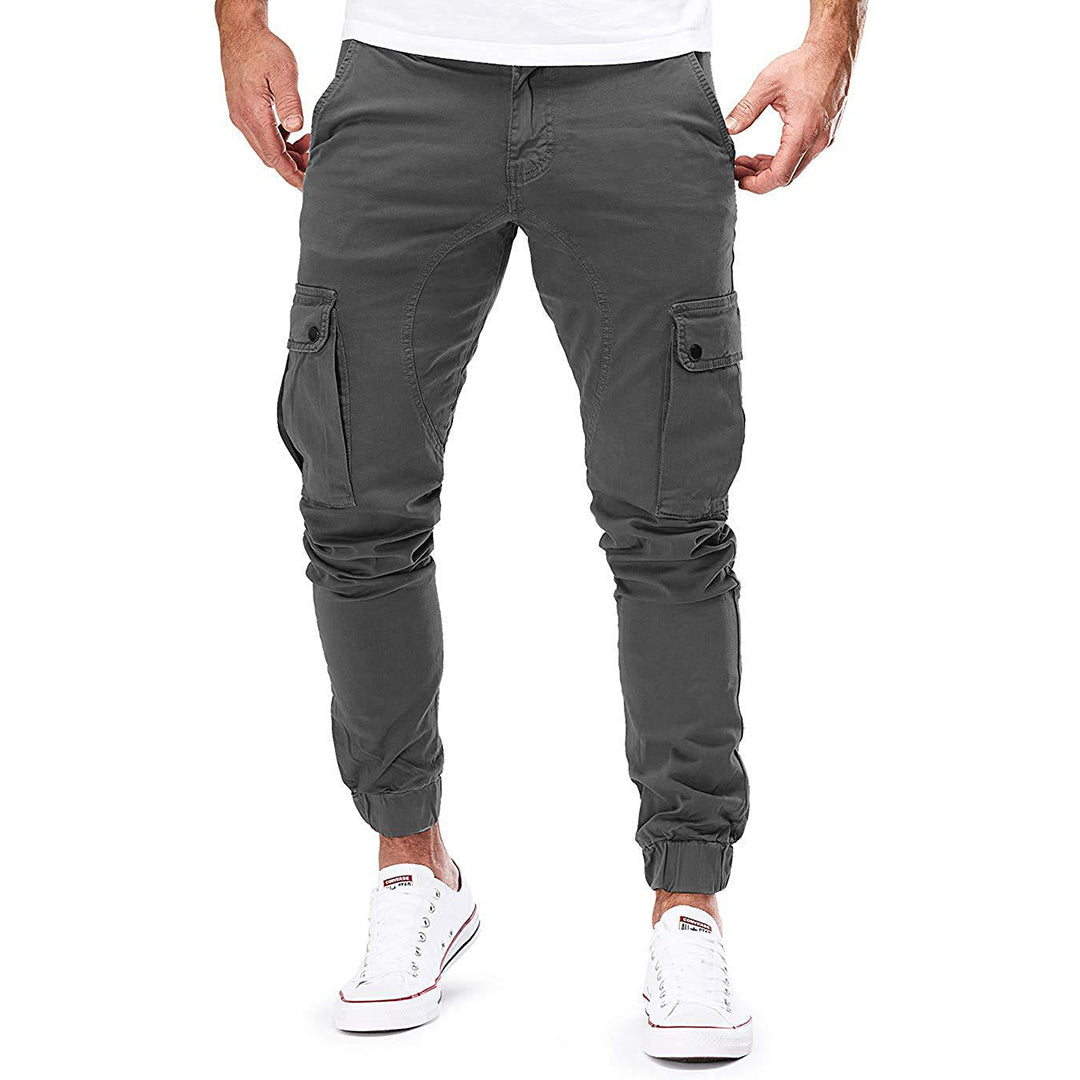 Easton | Men’s Casual Cargo Trousers with Pockets