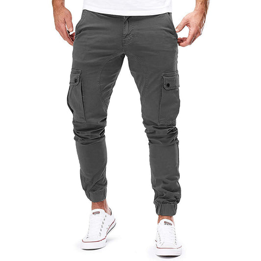 Easton | Men’s Casual Cargo Trousers with Pockets