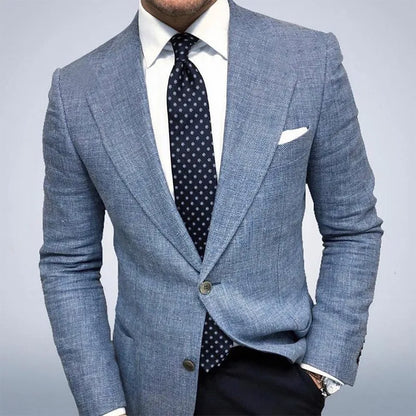 Harold – Men’s Spring Textured Tailored Blazer Jacket