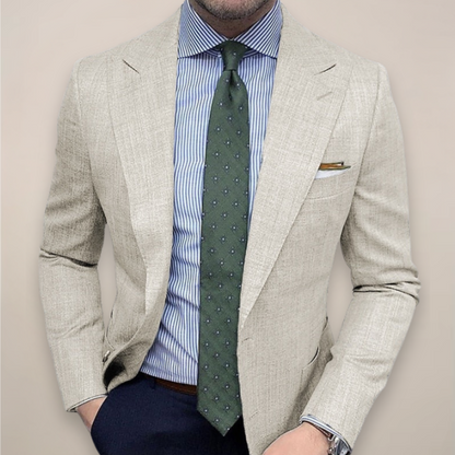Harold – Men’s Spring Textured Tailored Blazer Jacket