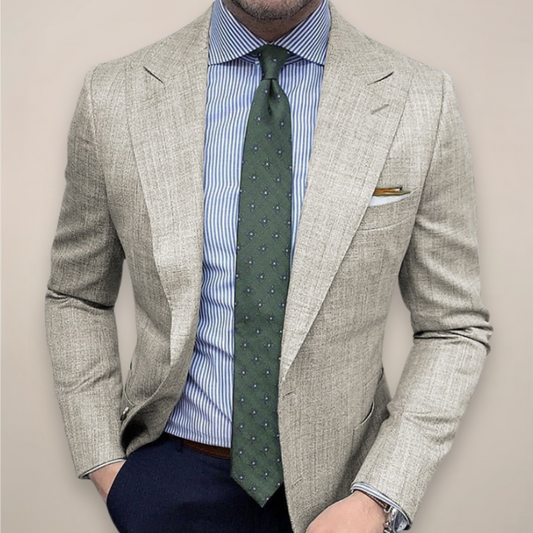 Harold – Men’s Spring Textured Tailored Blazer Jacket