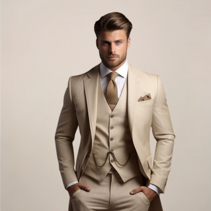 Glen | Men Spring Formal Three-Piece Suit