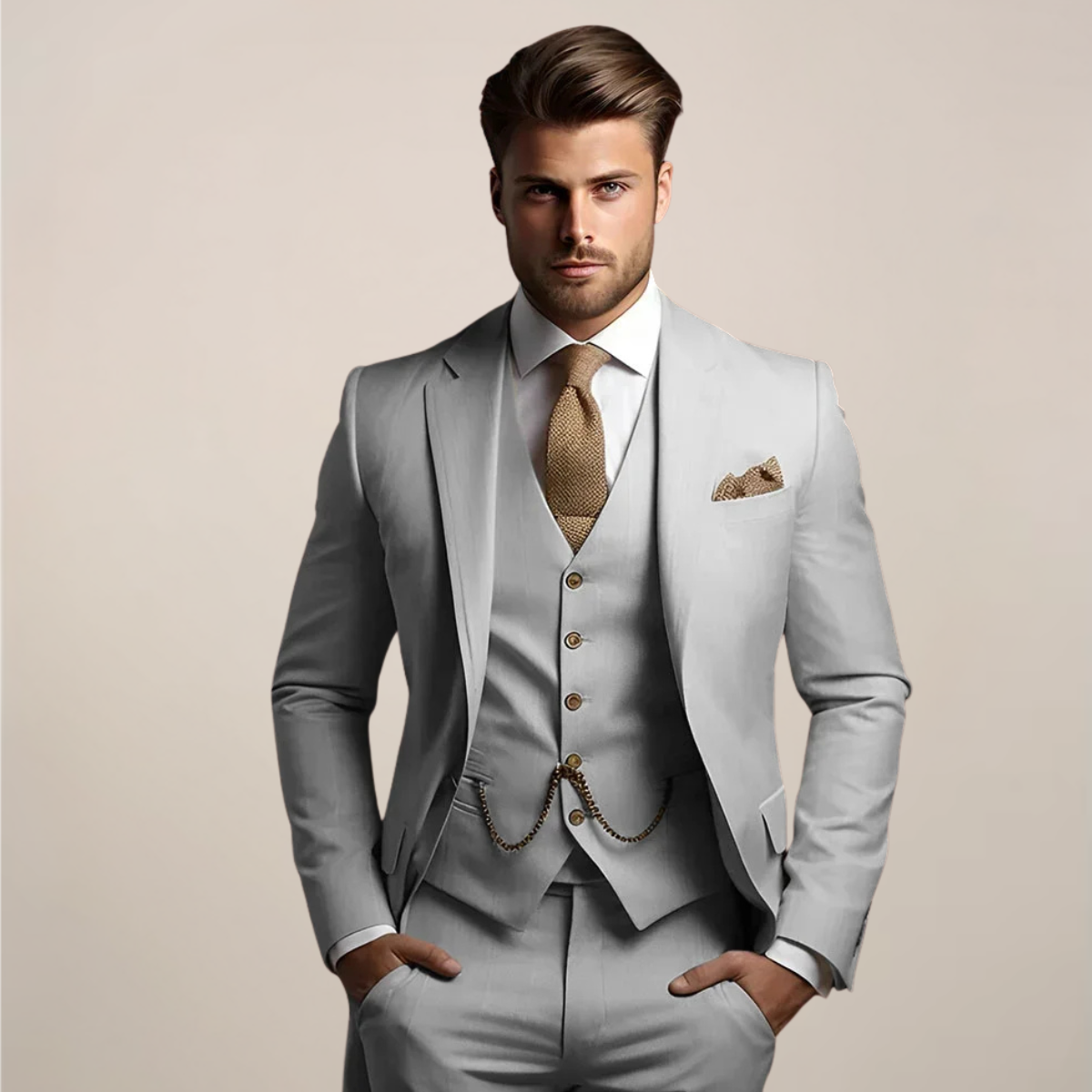 Glen | Men Spring Formal Three-Piece Suit