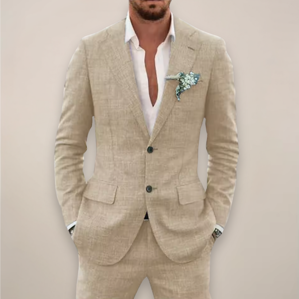Frederick | Men Spring Notch Lapel Suit Set