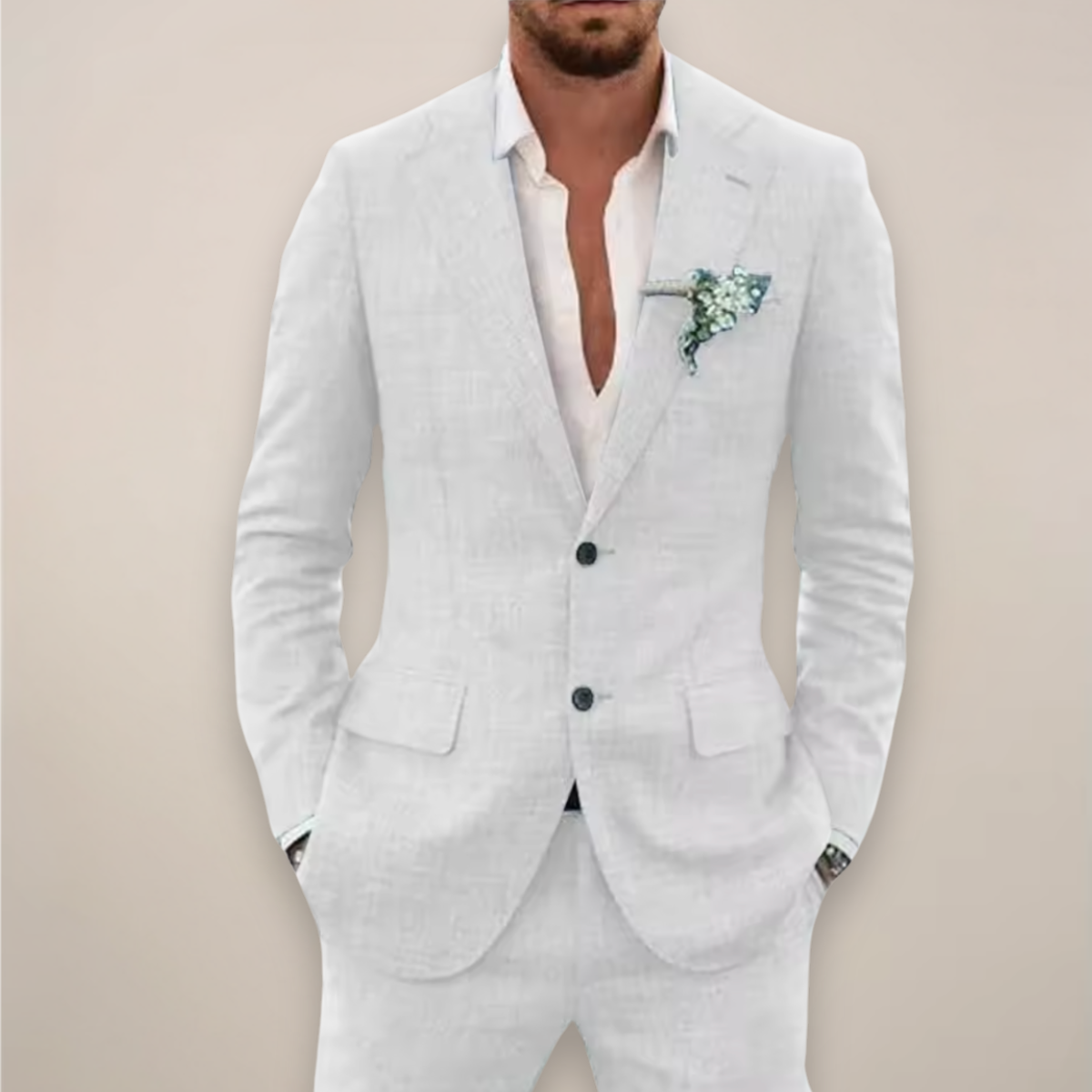 Frederick | Men Spring Notch Lapel Suit Set