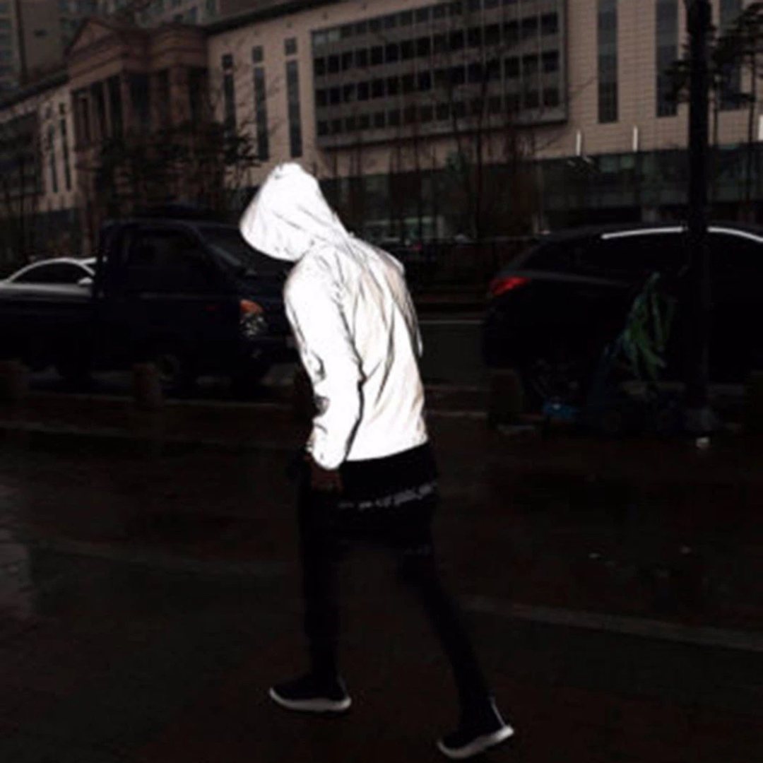 Men’s Windbreaker Jacket – Reflective – Waterproof