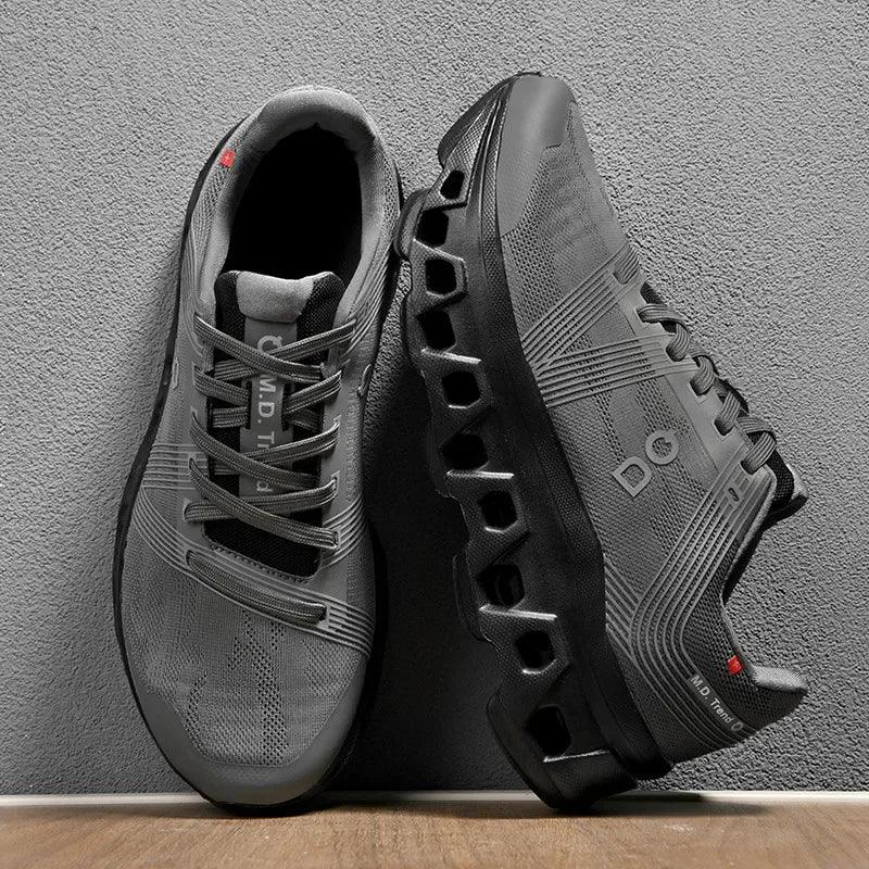 Męskie Buty Sportowe Do Biegania, Oddychająca Cholewka, Amortyzowana Podeszwa, Antypoślizgowa, Lekkie, Klasyczny Design 2