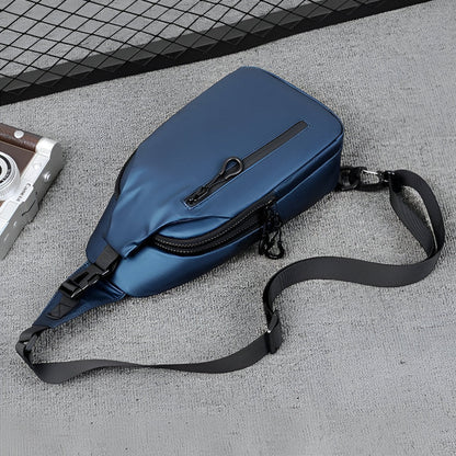MetroFlex Crossbody Bag - Justerbar Cross Body Bag för Män - Moderiktig Crossbody Bag Svart