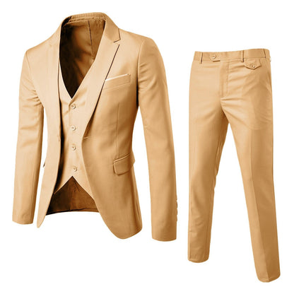 Men's 3-Piece Slim Fit Suit