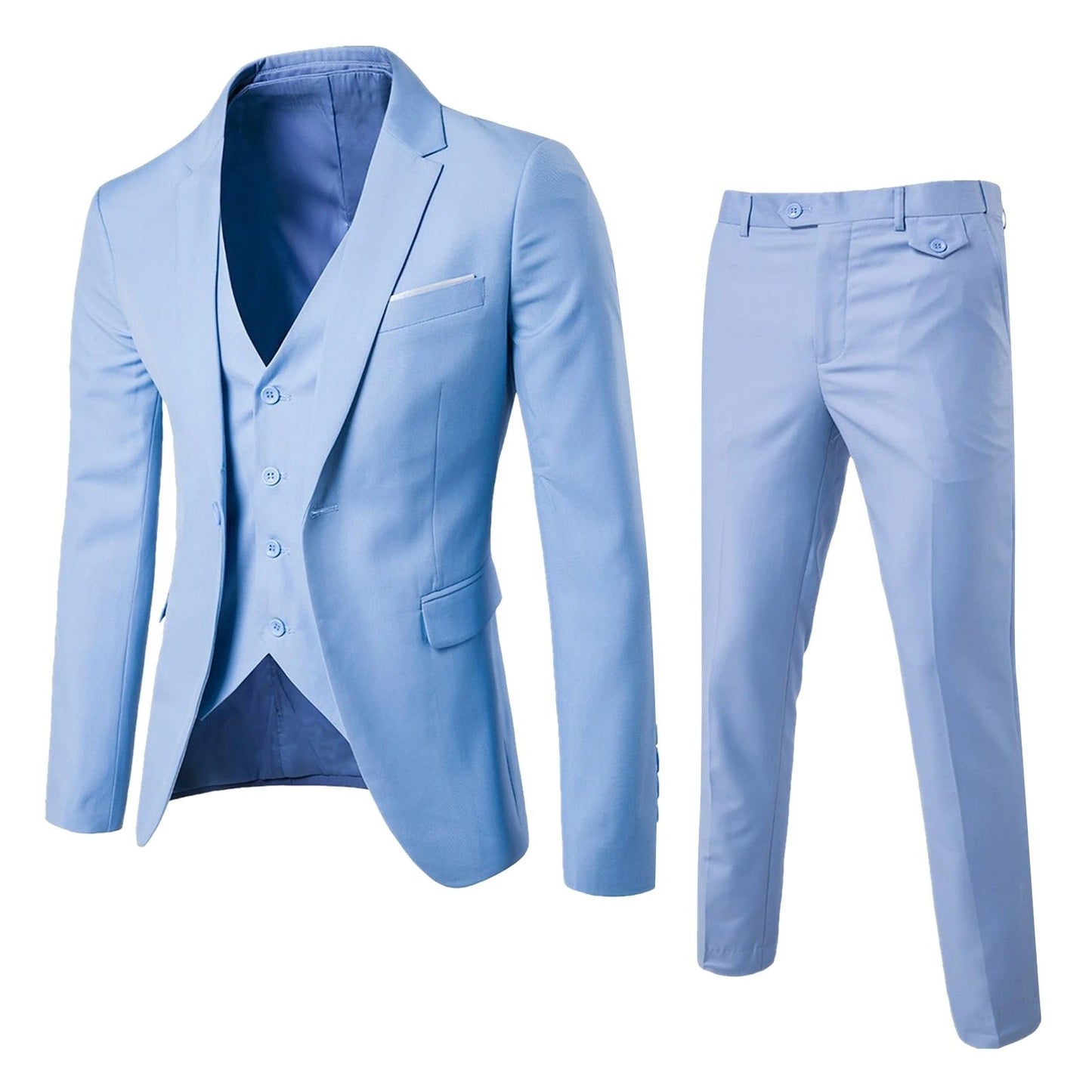 Men's 3-Piece Slim Fit Suit