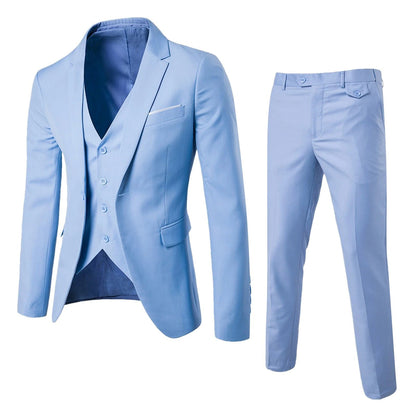 Men's 3-Piece Slim Fit Suit
