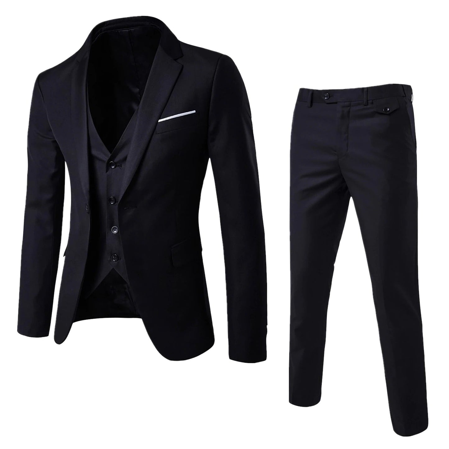 Men's 3-Piece Slim Fit Suit