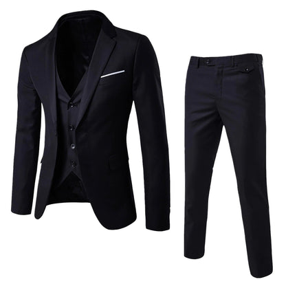 Men's 3-Piece Slim Fit Suit