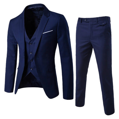 Men's 3-Piece Slim Fit Suit
