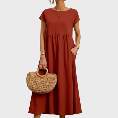 Katalin - Időtlen és elegáns midi ruha