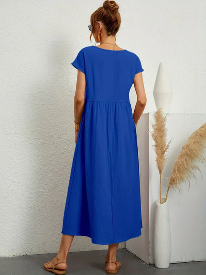 Gabrielle™ — Laisvai krintanti midi suknelė, nesenstanti elegancija