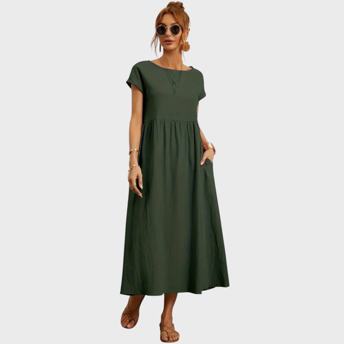 Katalin - Időtlen és elegáns midi ruha
