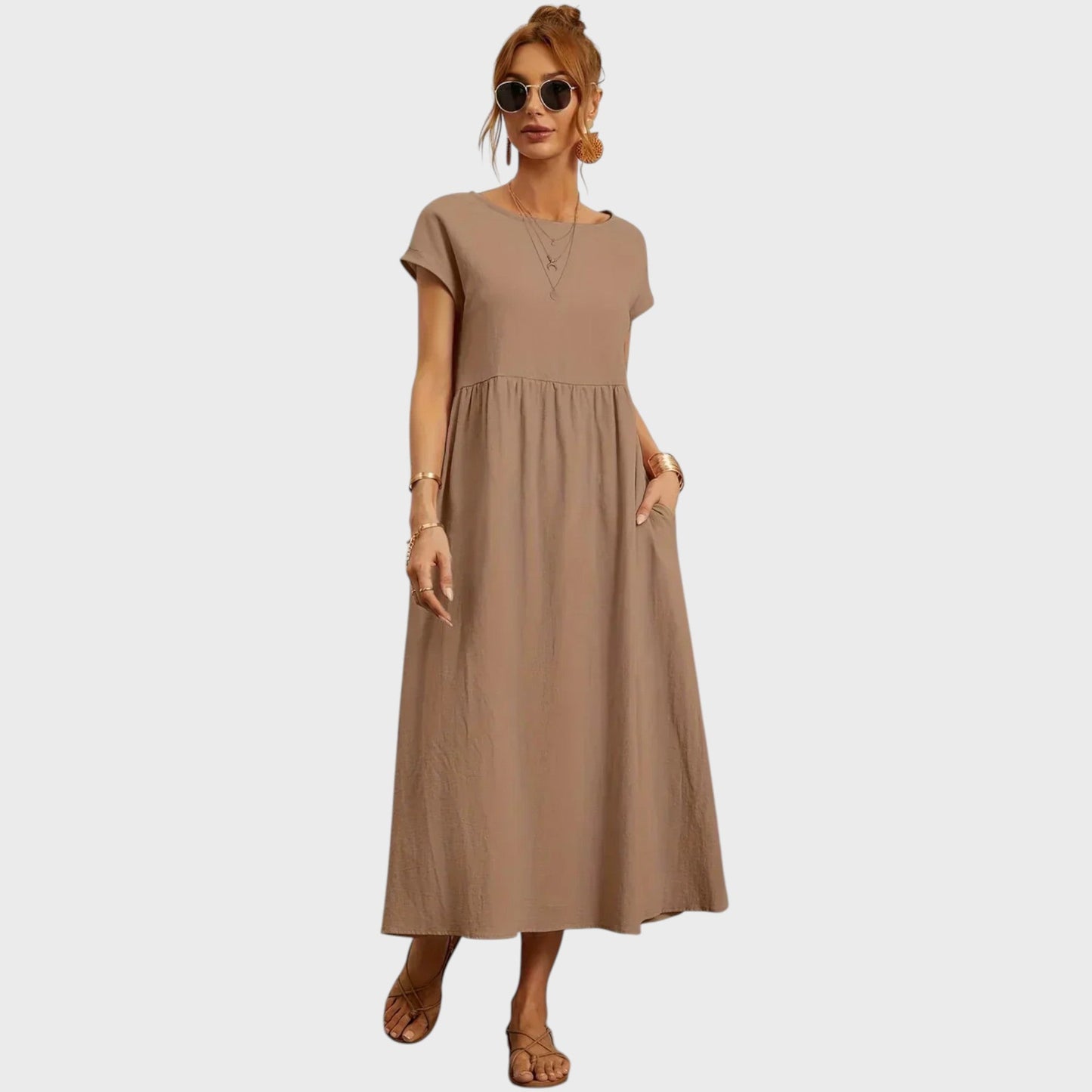Katalin - Időtlen és elegáns midi ruha