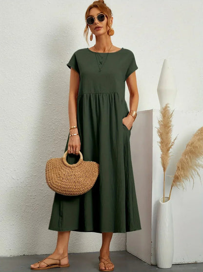 Élise | Robe Légère en Coton avec Poches