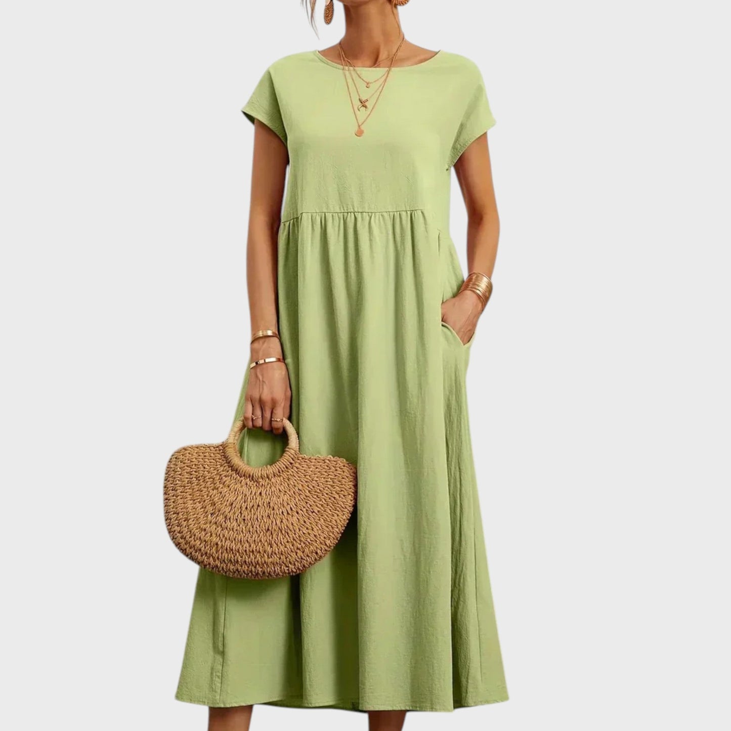 Katalin - Időtlen és elegáns midi ruha