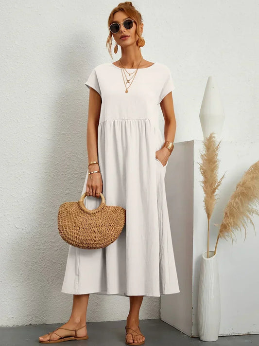 Keiraen - Elegantes Soft-Touch-Kleid