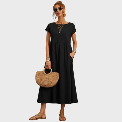 Katalin - Időtlen és elegáns midi ruha