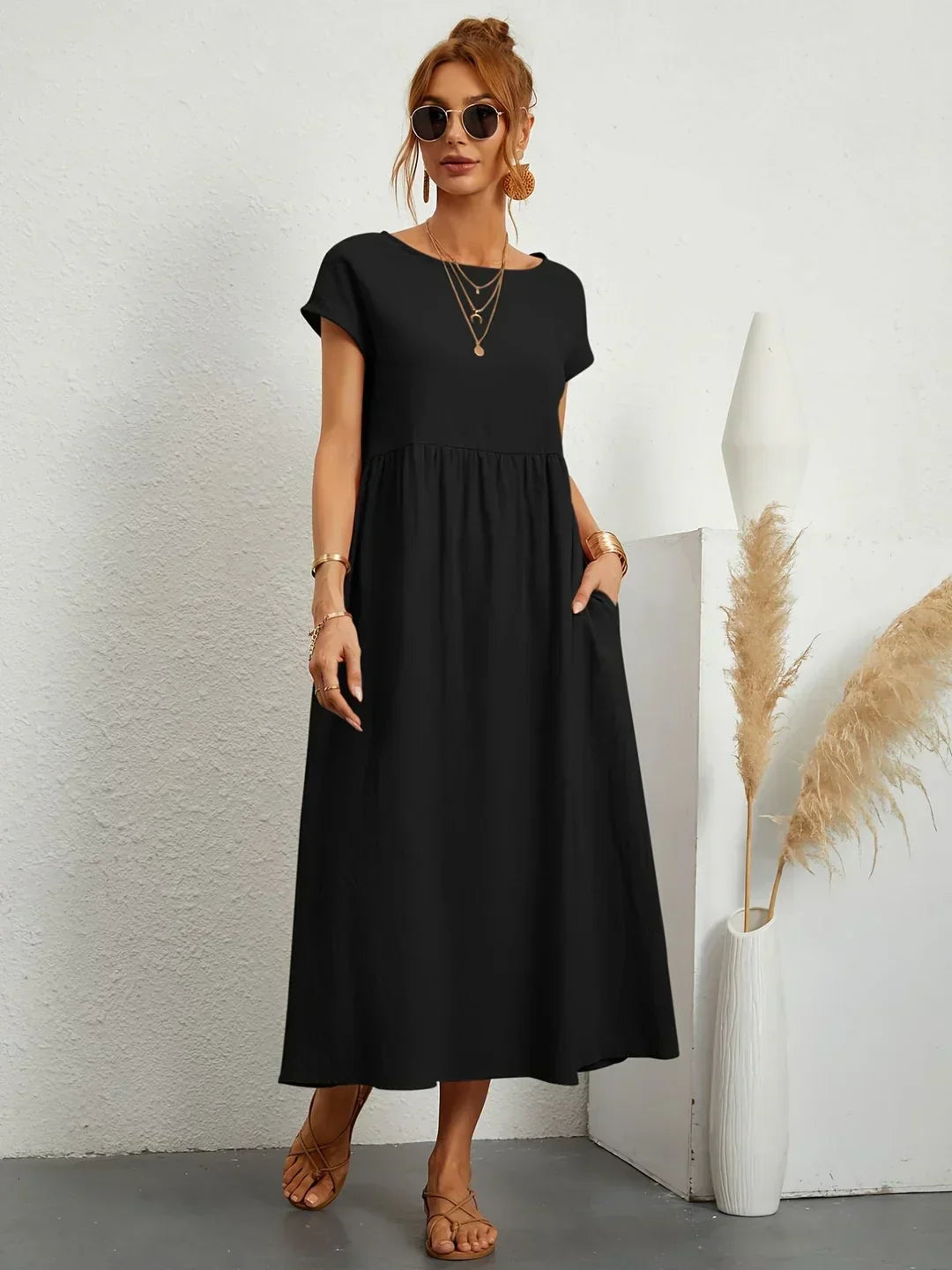Seraphina | Effortless Elegance Cotton Dress