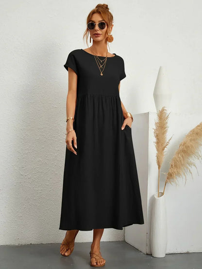 Zofia – Elegancka sukienka o prostym kroju