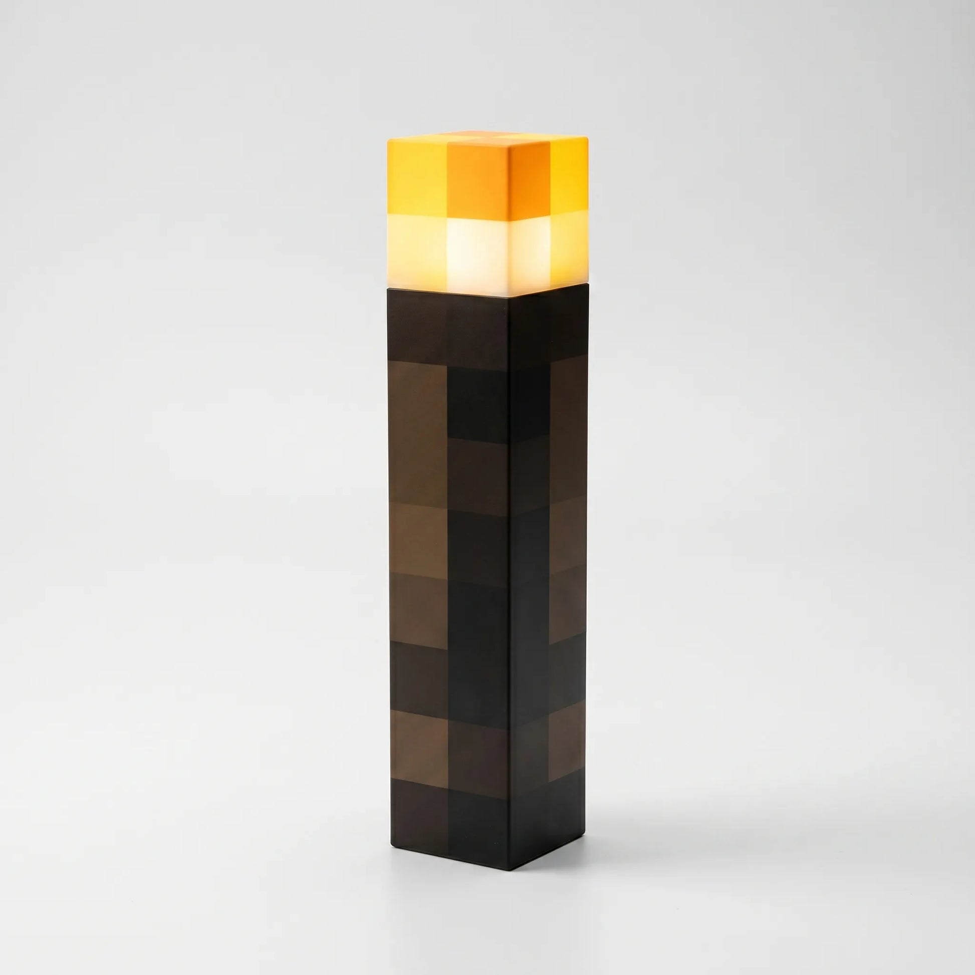 Minecraft lamp | Pixel fakkel met warm LED licht