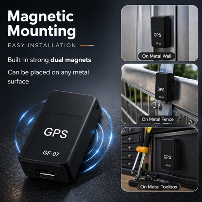Mini GPS Tracker | Magnetischer Auto-Tracker | Echtzeit-Ortung | Magnetrax