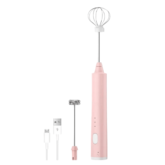 Mini-Handmixer USB-Aufladbar – 3 Stufen, keine Batterien