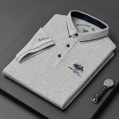 Marco kortærmet poloshirt med kontrastkant og klassisk knap