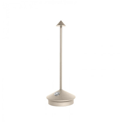 Elegante kabellose LED-Tischlampe im modernen Design