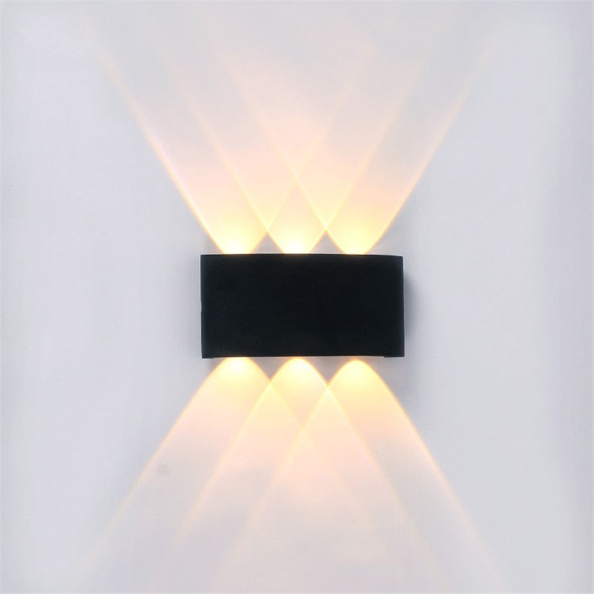 Modern Wall Sconce with Up Down LED Beams