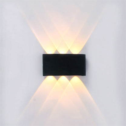 Modern Wall Sconce with Up Down LED Beams