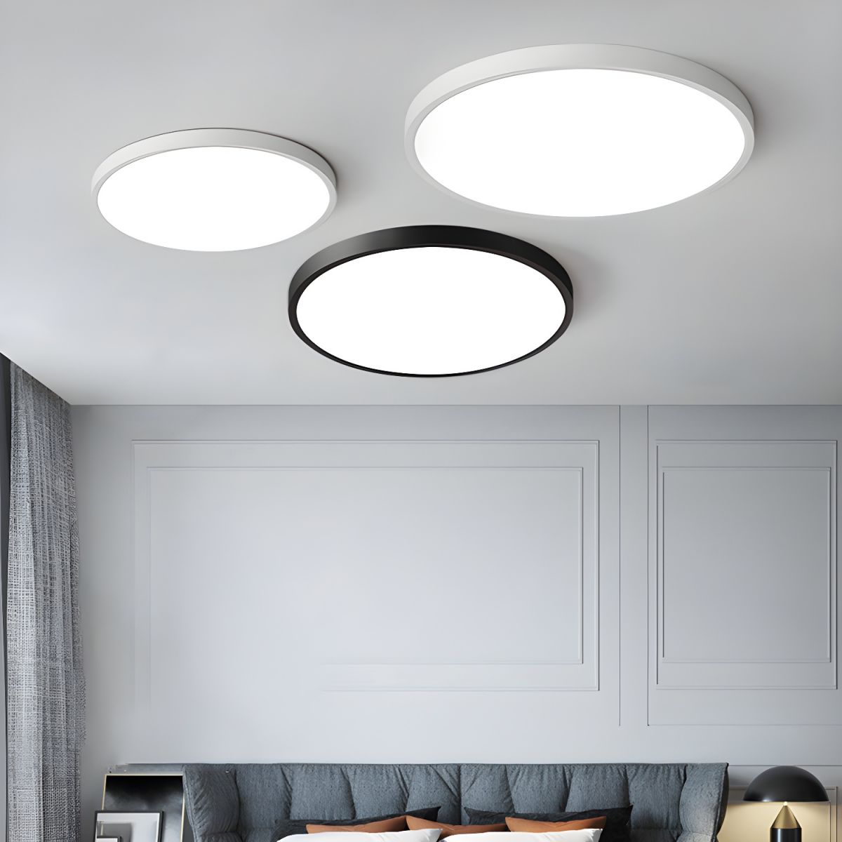 Modern LED Ceiling Light with Acrylic Shade | Luminexy