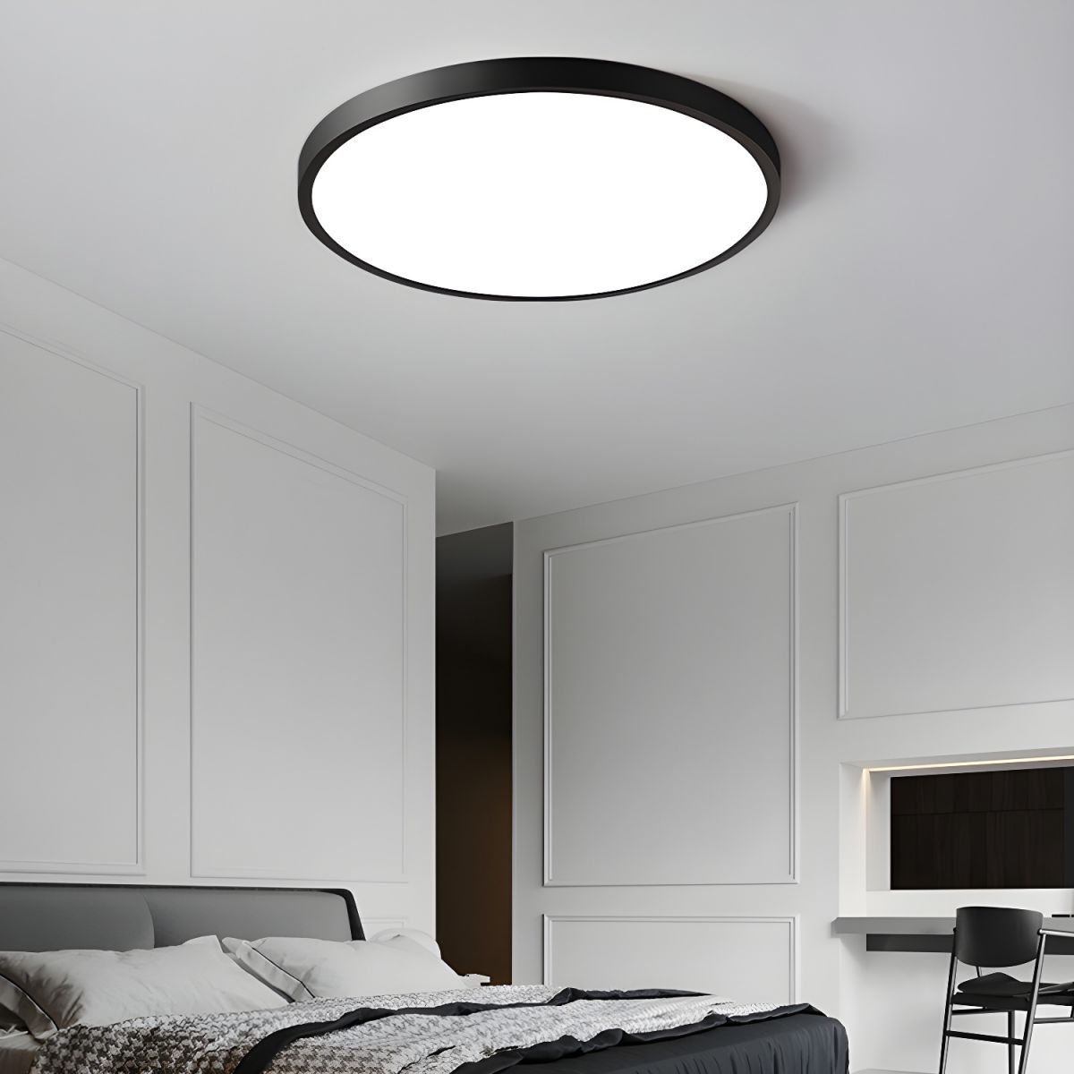 Modern LED Ceiling Light with Acrylic Shade | Luminexy
