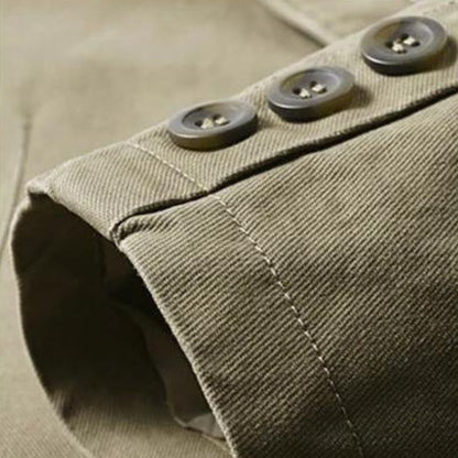 Moderne Blazerjacke für Herren mit Knopfverschluss | Lässiger Stil für Alltag und Büro 4
