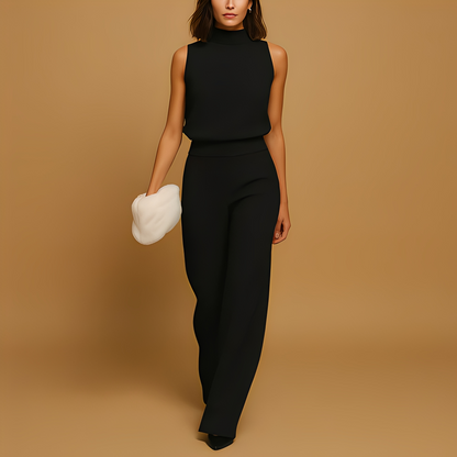Mouwloze Tweedelige Broekset | Elegante Outfit Dames 5
