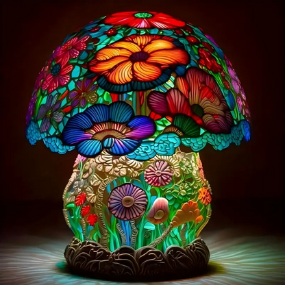 Mrożona lampa w kształcie grzyba