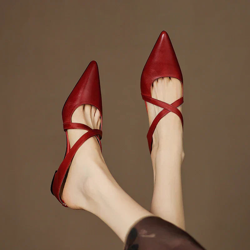 Mules Donna | Cinturino Incrociato & Design a Punta Chic