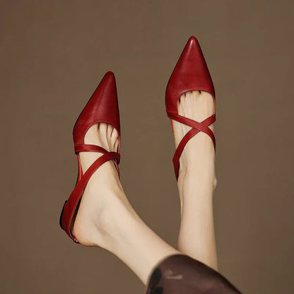 Mules Donna | Cinturino Incrociato & Design a Punta Chic