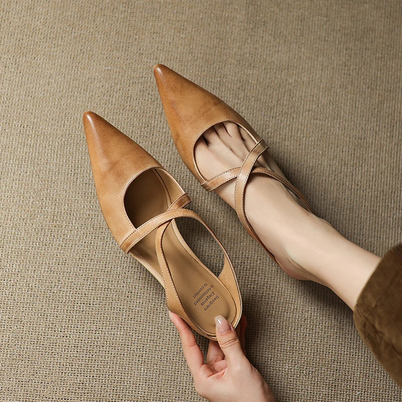Mules Donna | Cinturino Incrociato & Design a Punta Chic