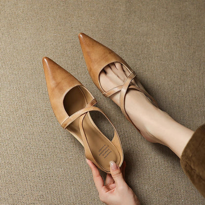 Mules Donna | Cinturino Incrociato & Design a Punta Chic