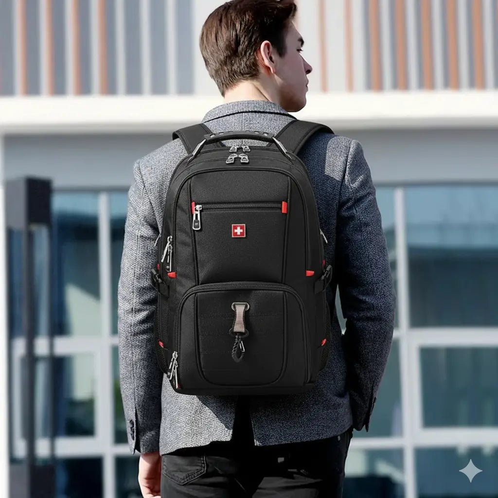 Laptop Backpack | Waterproof, USB Charging | Travel Work Bag