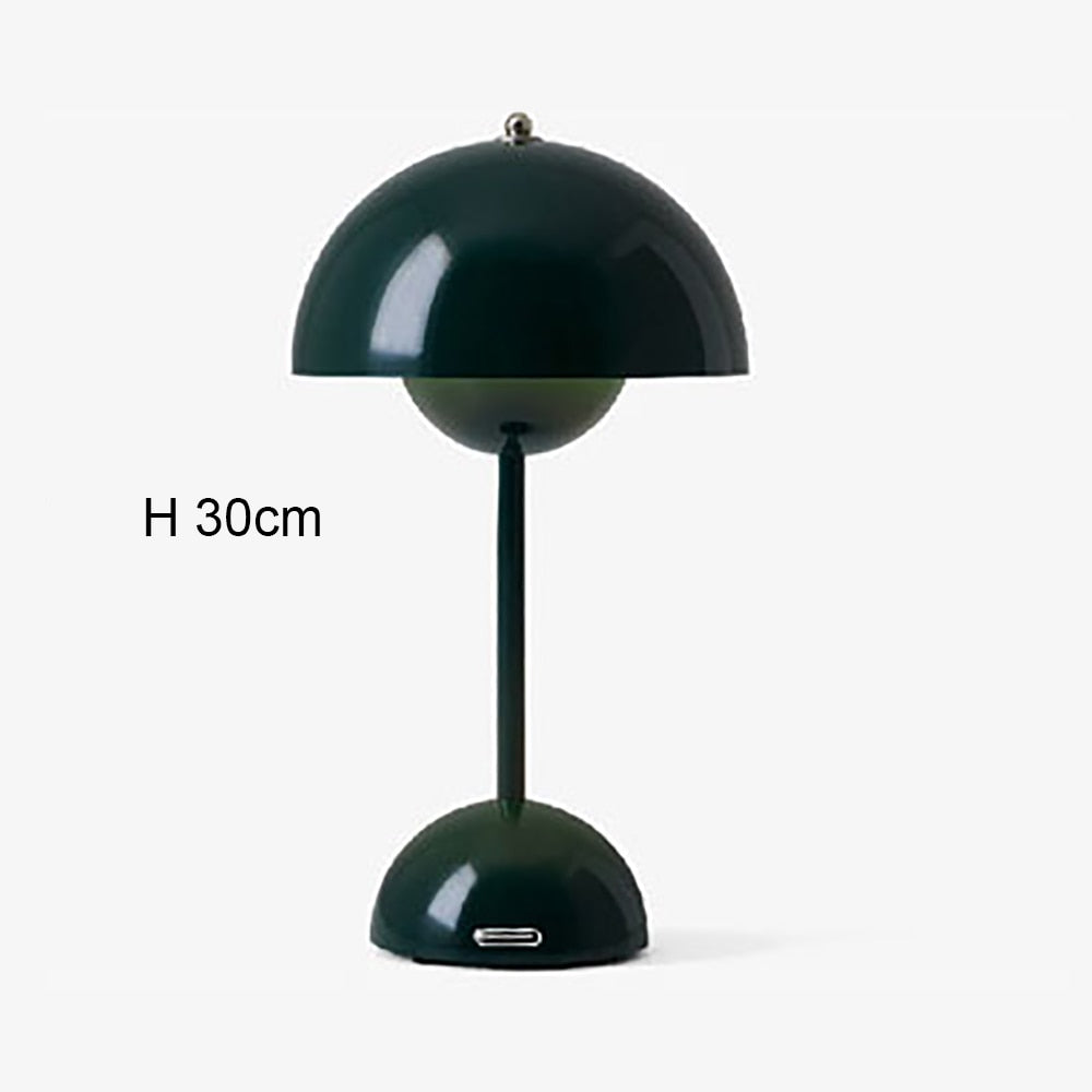 Mushroom LED Tafellamp Oplaadbaar Touch Nachtlamp Sfeerverlichting Slaapkamer Design Lamp